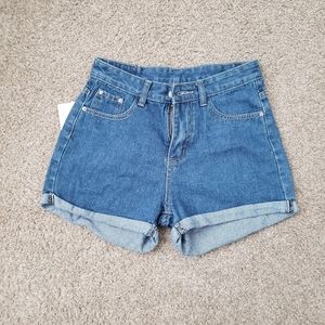 NWT highwaisted denim shorts
